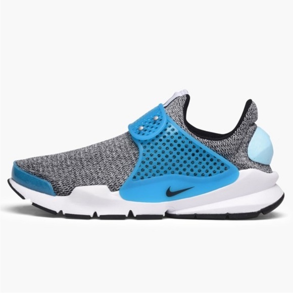 Nike Sock Dart SE Gray & Blue Sneakers - Picture 1 of 16